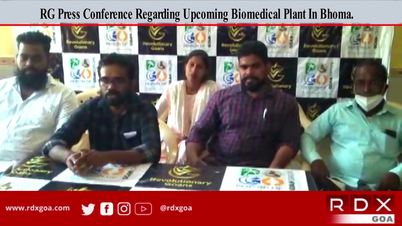 Revolutionary Goans Press Conference Regarding Biomedical