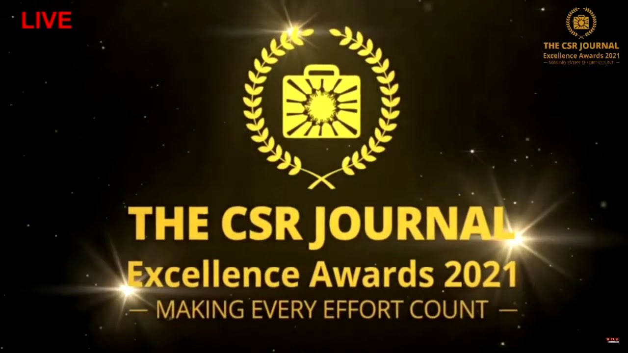 The CSR Journal Excellence Awards - 20th March 2022, YB Chavan Centre ...