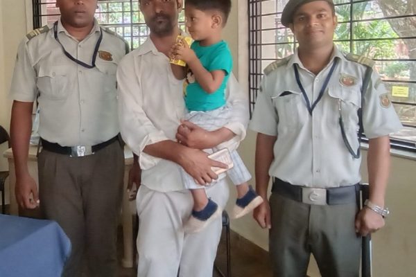 Missing child re-united with parents
