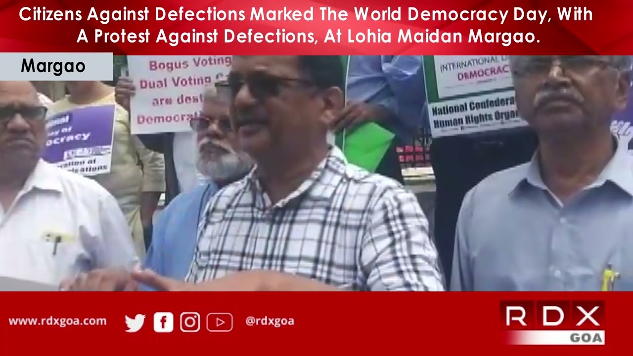 Citizens Against Defections Marked The World Democracy Day, With A ...