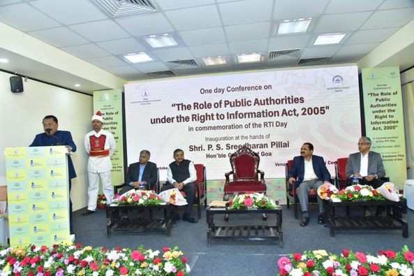 Rti Goa Governor, Shri. PS Sreedharan Pillai inaugurated one day Conference ...