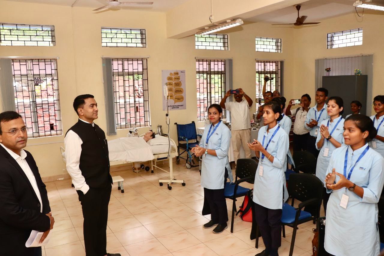 CM Dr Pramod Sawant Inaugurated the Tata STRIVE Skill centre at PES ...