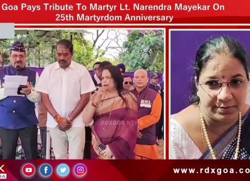 Goa Pays Tribute To Martyr Lt Narendra Mayekar On 25th Martyrdom Anniversary