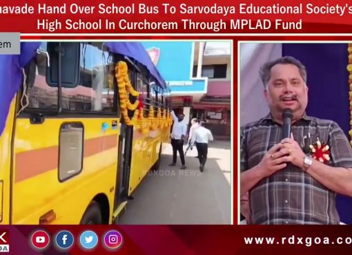 Tanavade Hand Over School Bus To Sarvodaya Educational Society’s High School Through MPLAD Fund