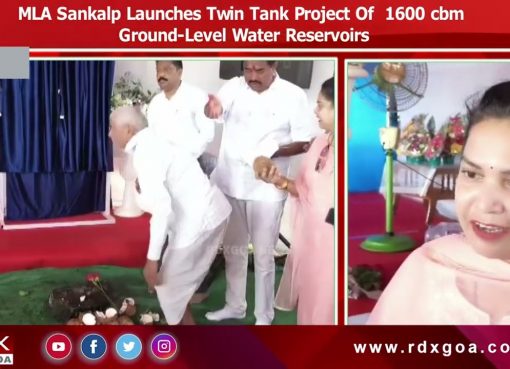 MLA Sankalp Launches Twin Tank Project Of 1600 cbm Ground Level Water Reservoirs