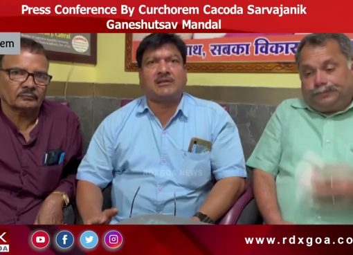 Press Conference By Curchorem Cacoda Sarvajanik Ganeshutsav Mandal