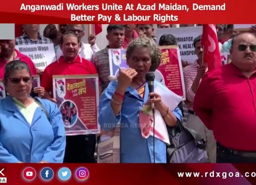 Anganwadi Workers Unite At Azad Maidan, Demand Better Pay & Labour Rights