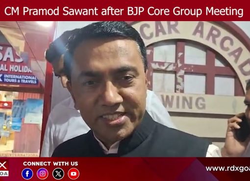 CM Pramod Sawant after BJP Core Group Meeting
