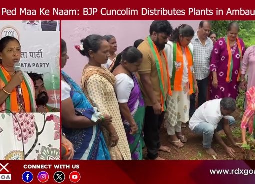 Ek Ped Maa Ke Naam: BJP Cuncolim Distributes Plants in Ambaulim