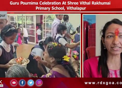 Guru Pournima Celebration At Shree Vithal Rakhumai Primary School, Vithalapur