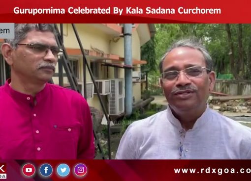Gurupornima Celebrated By Kala Sadana Curchorem