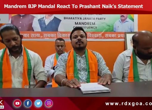 Mandrem BJP Mandal React To Prashant Naik’s Statement