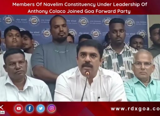 Members Of Navelim Constituency Under Leadership Of Anthony Colaco Joined Goa Forward Party