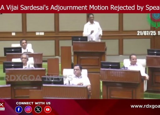MLA Vijai Sardesai’s Adjournment Motion Rejected by Speaker