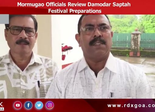 Mormugao Officials Review Damodar Saptah Festival Preparations