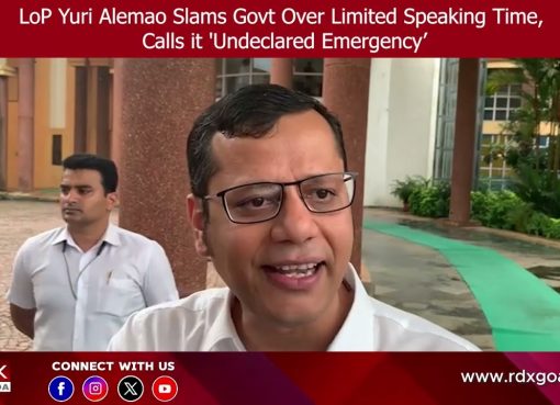 Opposition Leader Yuri Alemao Slams Govt Over Limited Speaking Time, Calls it ‘Undeclared Emergency’