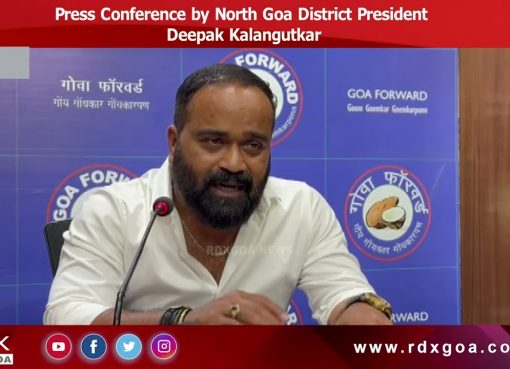 Press Conference by North Goa District President Deepak Kalangutkar