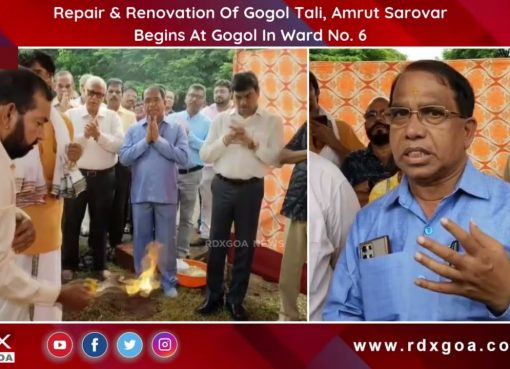 Repair & Renovation Of Gogol Tali, Amrut Sarovar Begins At Gogol In Ward No. 6