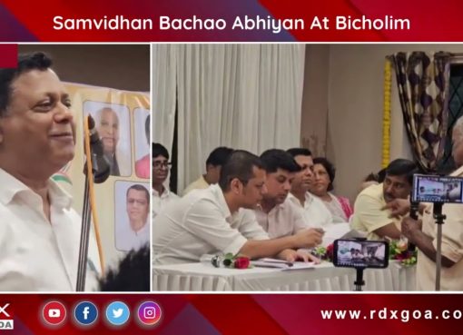 Samvidhan Bachao Abhiyan At Bicholim