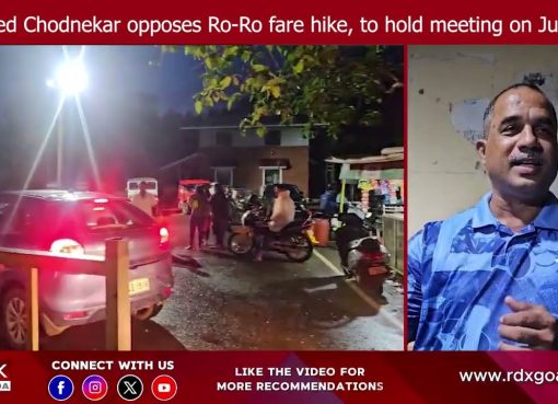 United Chodnekar opposes Ro-Ro fare hike, to hold meeting on July 26