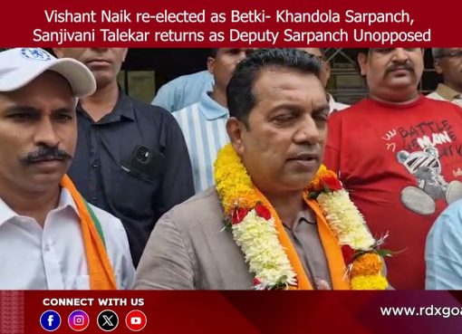 Vishant Naik re-elected as Betki- Khandola Sarpanch, Sanjivani Talekar returns as Dy Sarpanch