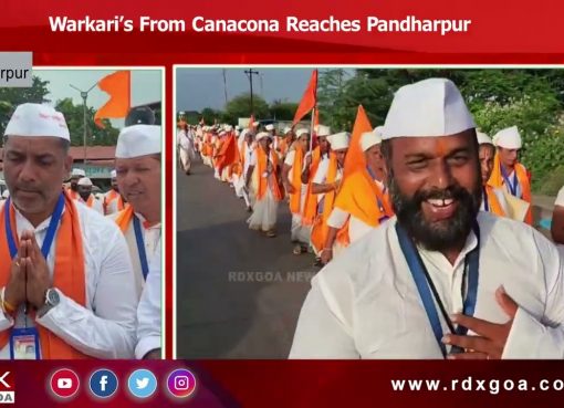 Warkari’s From Canacona Reaches Pandharpur
