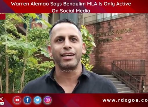 Warren Alemao Says Benaulim MLA Is Only Active On Social Media