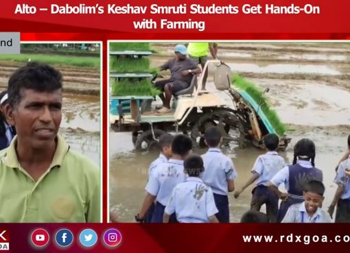 Alto –Dabolim’s Keshav Smruti Students Get Hands On with Farming