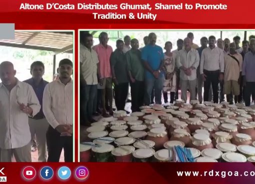 Altone D’Costa Distributes Ghumat, Shamel to Promote Tradition & Unity