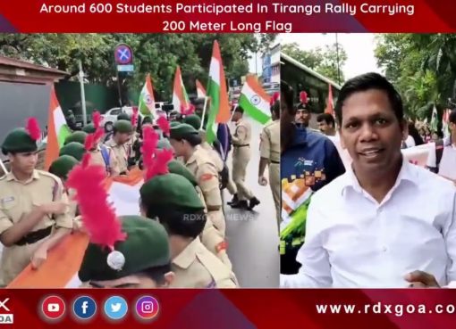 Around 600 Students Participated In Tiranga Rally Carrying 200 Meter Long Flag