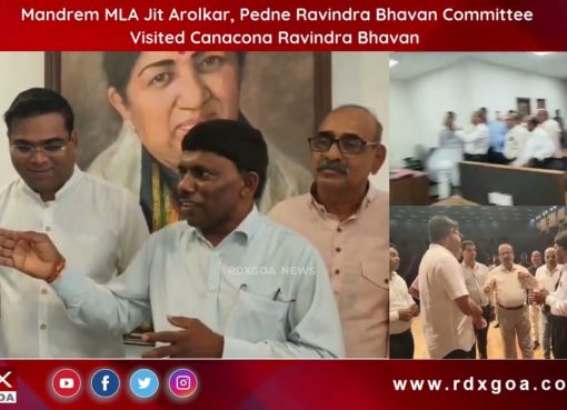 Mandrem MLA Jit Arolkar, Pedne Ravindra Bhavan Committee Visited Canacona Ravindra Bhavan