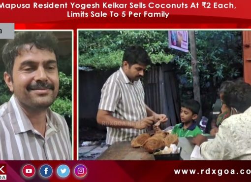 Mapusa Resident Yogesh Kelkar Sells Coconuts At ₹2 Each, Limits Sale To 5 Per Family