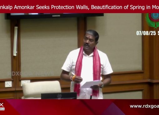 MLA Sankalp Amonkar Seeks Protection Walls, Beautification of Spring in Mormugao