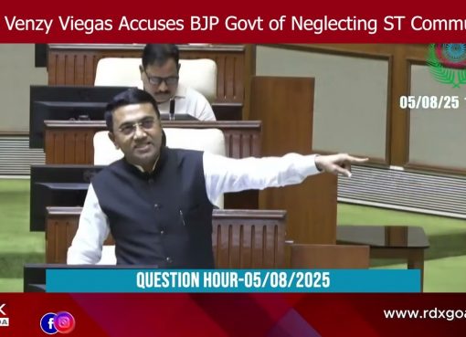 MLA Venzy Viegas Accuses BJP Govt of Neglecting ST Community