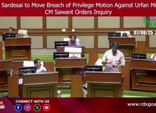 MLA Vijai Sardesai to Move Breach of Privilege Motion Against Urfan Mulla; CM Orders Inquiry