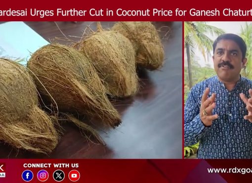 MLA Vijay Sardesai Urges Further Cut in Coconut Price for Ganesh Chaturthi