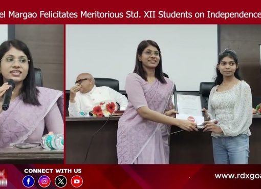 Model Margao Felicitates Meritorious Std. XII Students on Independence Day
