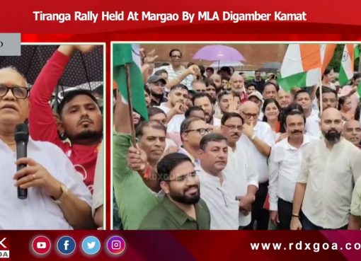 Tiranga Rally Held At Margao By MLA Digamber Kamat
