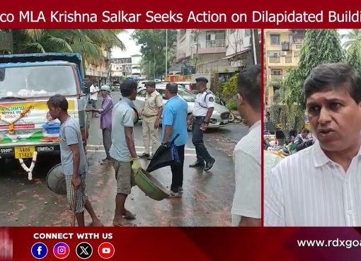 Vasco MLA Krishna Salkar Seeks Action on Dilapidated Buildings