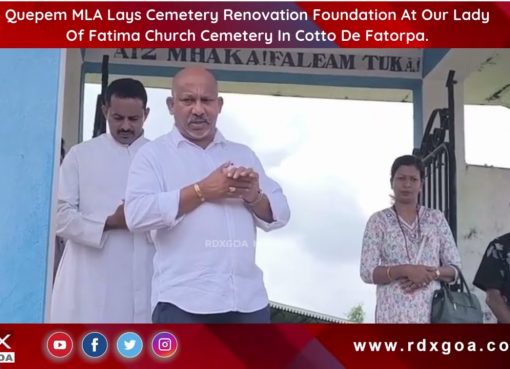 Altone Laid Cemetery Renovation Foundation At Our Lady Of Fatima Church Cemetery In Cotto De Fatorpa