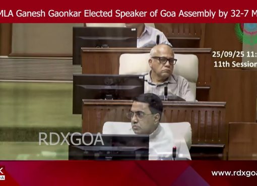 BJP MLA Ganesh Gaonkar Elected Speaker of Goa Assembly by 32-7 Margin