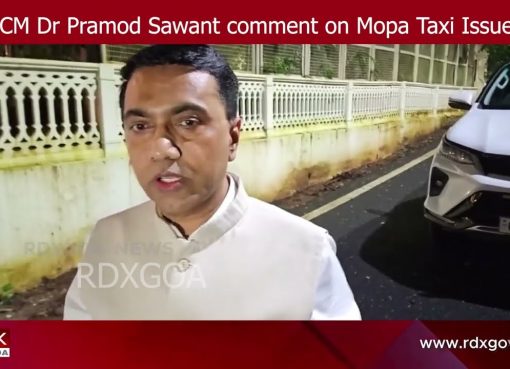 CM Dr Pramod Sawant comment on Mopa Taxi Issue