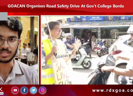 GOACAN Organises Road Safety Drive At Gov’t College Borda