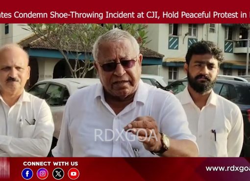 Advocates Condemn Shoe-Throwing Incident at CJI, Hold Peaceful Protest in Margao