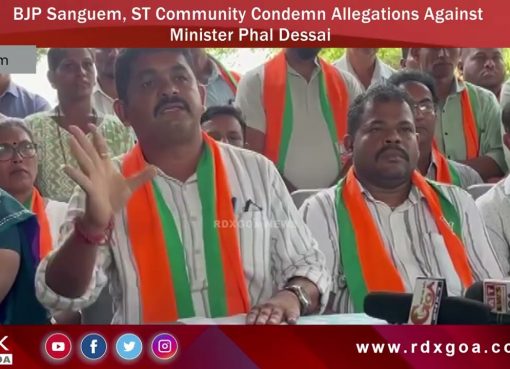 BJP Sanguem, ST Community Condemn Allegations Against Minister Phal Dessai
