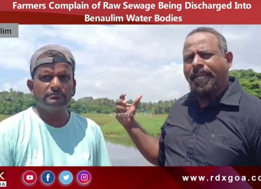 Locals Complain of Raw Sewage Being Discharged Into Benaulim Water Bodies