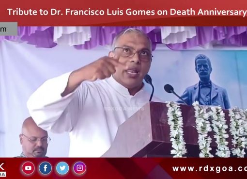 Tribute to Dr. Francisco Luis Gomes on Death Anniversary